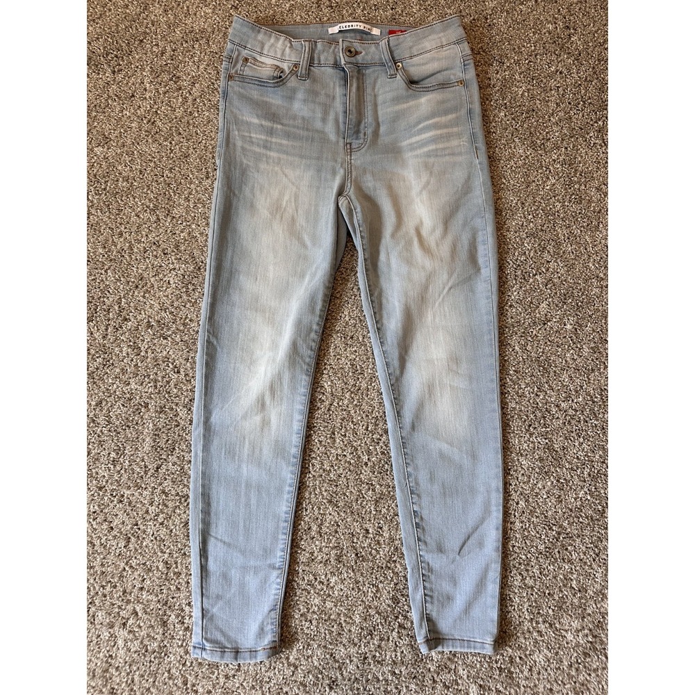 Celebrity Pink The Glam Jeans 7/28 Light Wash Stretch‎ Skinny Streetwear Casual